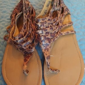 Leopard Print Sandals